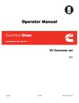 Cummins Onan Generator KV Operatros Manual