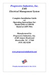Installation and Operating Instructions Progressive EMS-LCHW30